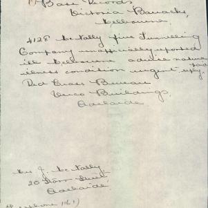 Soldier packet page