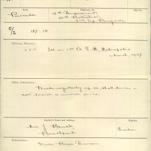 Soldier packet page