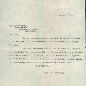Soldier packet page