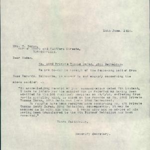 Soldier packet page