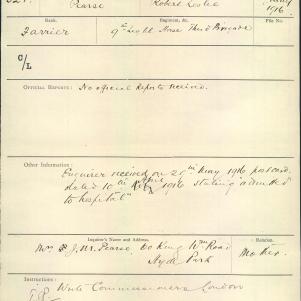 Soldier packet page