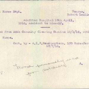 Soldier packet page