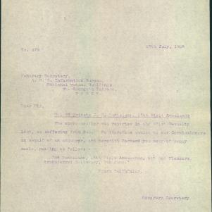 Soldier packet page