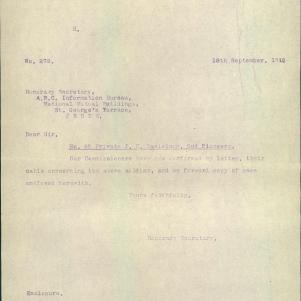 Soldier packet page