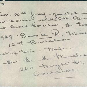 Soldier packet page