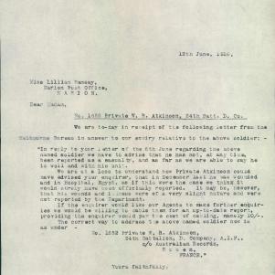 Soldier packet page