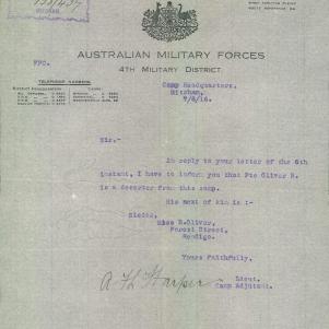 Soldier packet page