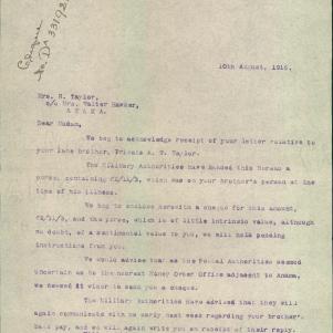 Soldier packet page
