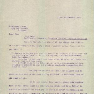 Soldier packet page