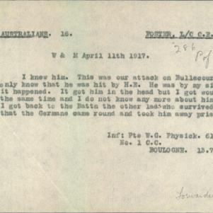 Soldier packet page
