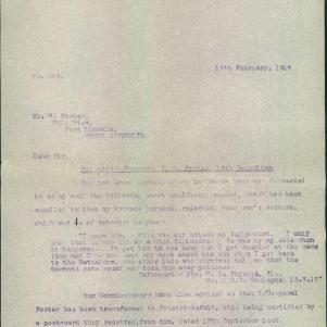 Soldier packet page