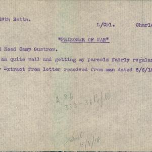 Soldier packet page