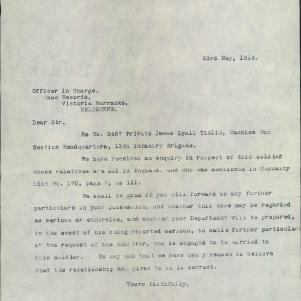 Soldier packet page