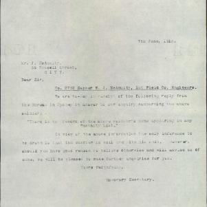 Soldier packet page