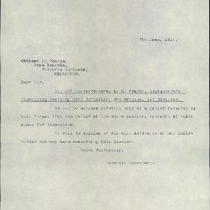 Soldier packet page