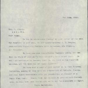Soldier packet page