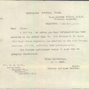 Soldier packet page