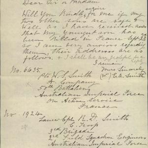Soldier packet page