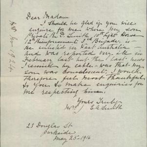 Soldier packet page
