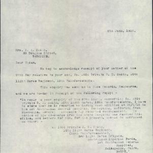 Soldier packet page