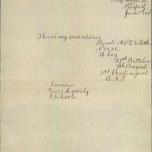Soldier packet page