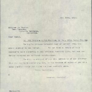 Soldier packet page