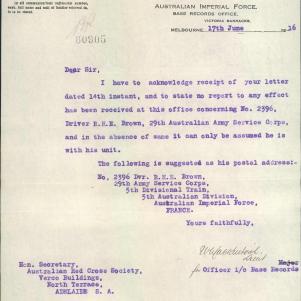 Soldier packet page