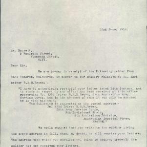 Soldier packet page