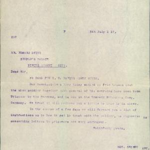 Soldier packet page