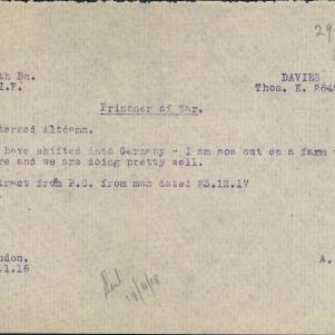 Soldier packet page