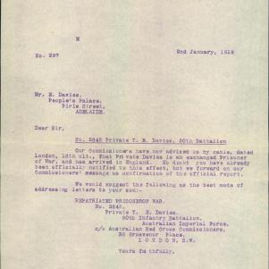 Soldier packet page