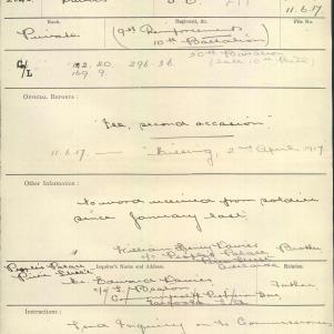 Soldier packet page