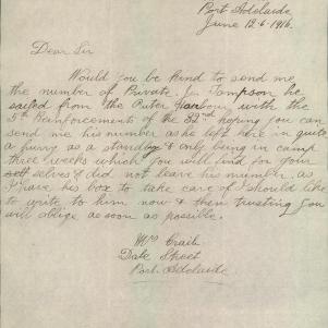 Soldier packet page