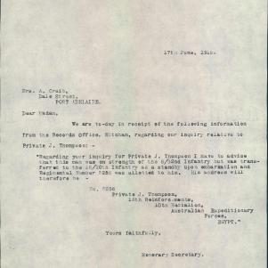 Soldier packet page