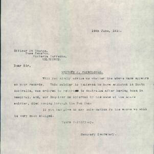 Soldier packet page