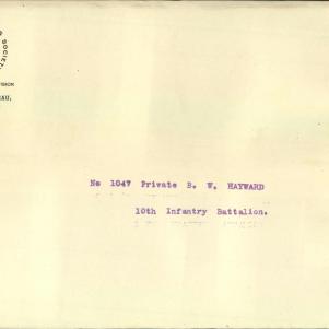 Soldier packet page