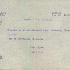 Soldier packet page