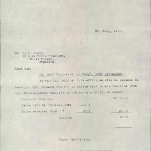 Soldier packet page