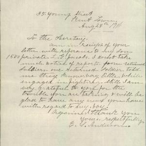 Soldier packet page