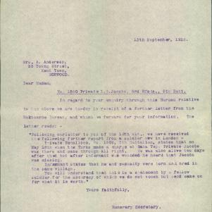 Soldier packet page