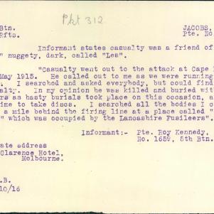 Soldier packet page