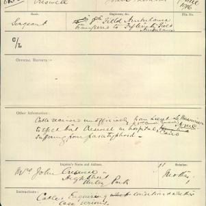 Soldier packet page