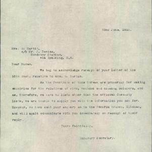 Soldier packet page