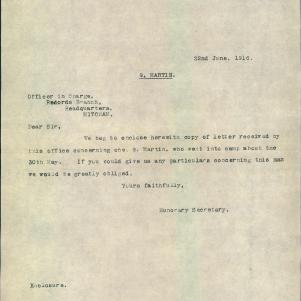 Soldier packet page