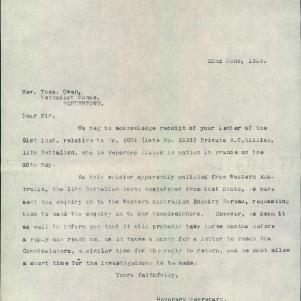 Soldier packet page