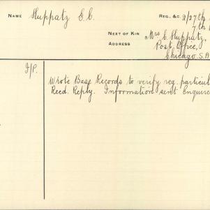 Soldier packet page