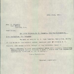 Soldier packet page