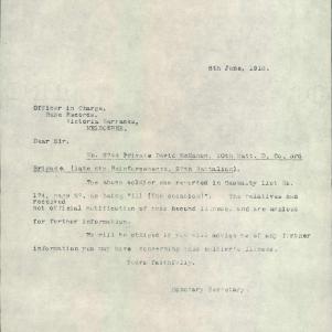 Soldier packet page