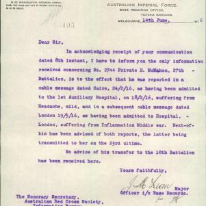 Soldier packet page