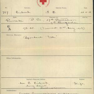 Soldier packet page